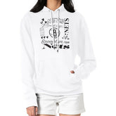 White Brooklyn Nets G-III 4Her by Carl Banks Women's Team Collage Graphic Fleece Pullover Hoodie | NBA