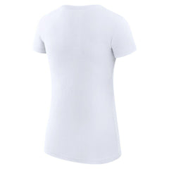 White Cleveland Cavaliers G-III 4Her by Carl Banks Women's Super-Slim Fit Lightweight Team Name Collage Graphic T-Shirt sale | NBA