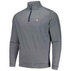 Houston Astros Peter Millar Perth Sugar Stripe Performance Quarter-Zip Top - MLB Tops