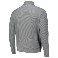 Cincinnati Reds Peter Millar Perth Sugar Stripe Performance Quarter-Zip Top - MLB Tops
