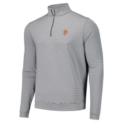 San Francisco Giants Peter Millar Perth Sugar Stripe Performance Quarter-Zip Top - MLB Tops