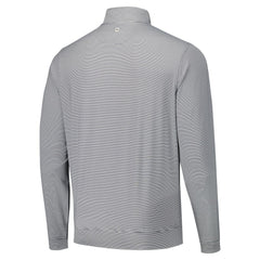 San Francisco Giants Peter Millar Perth Sugar Stripe Performance Quarter-Zip Top - MLB Tops