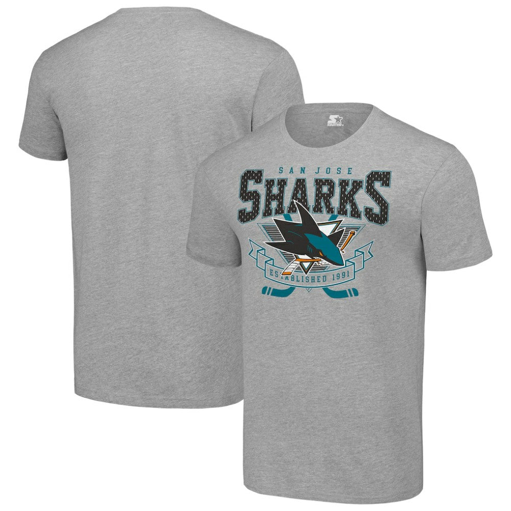 San Jose Sharks Starter Team Logo Graphic T-Shirt - NHL T-shirts