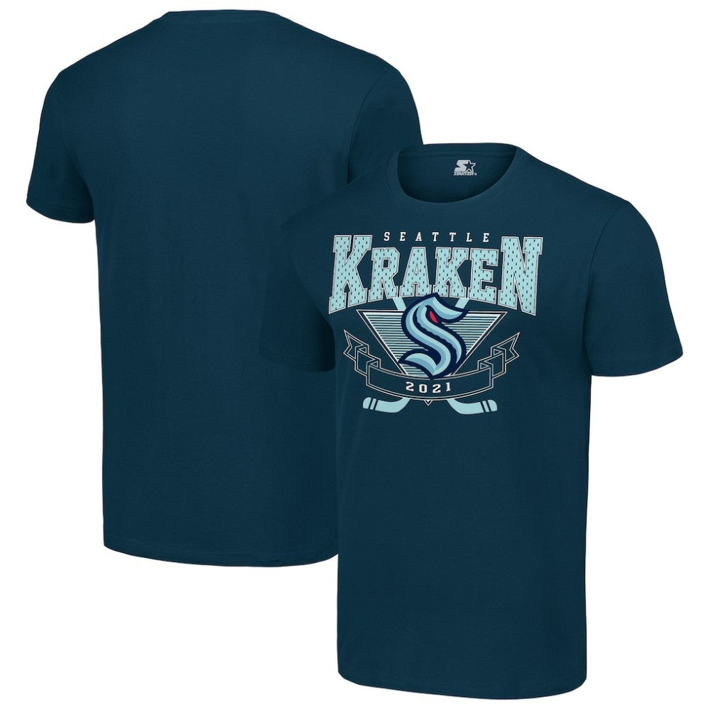 Seattle Kraken Starter Team Logo Graphic T-Shirt - NHL T-shirts