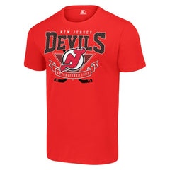 New Jersey Devils Starter Team Logo Graphic T-Shirt - NHL T-shirts