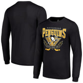 Pittsburgh Penguins Starter Team Logo Graphic Long Sleeve T-Shirt - NHL T-shirts