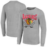 Chicago Blackhawks Starter '80s Inspired Team Logo Long Sleeve T-Shirt - NHL T-shirts