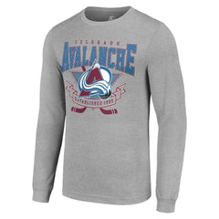 Colorado Avalanche Starter '80s Inspired Team Logo Long Sleeve T-Shirt - NHL T-shirts