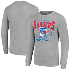 New York Rangers Starter '80s Inspired Team Logo Long Sleeve T-Shirt - NHL T-shirts