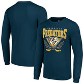 Nashville Predators Starter Team Logo Graphic Long Sleeve T-Shirt - NHL T-shirts