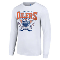 Edmonton Oilers Starter Team Logo Graphic Long Sleeve T-Shirt - NHL T-shirts