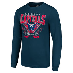 Washington Capitals Starter Team Logo Graphic Long Sleeve T-Shirt - NHL T-shirts