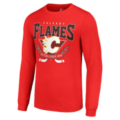 Calgary Flames Starter Team Logo Graphic Long Sleeve T-Shirt - NHL T-shirts