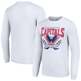Washington Capitals Starter Team Logo Graphic Long Sleeve T-Shirt - NHL T-shirts