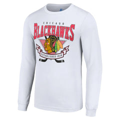 Chicago Blackhawks Starter Team Logo Graphic Long Sleeve T-Shirt - NHL T-shirts