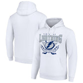 Tampa Bay Lightning Starter Team Logo Graphic Fleece Tri-Blend Pullover Hoodie - NHL Hoodies