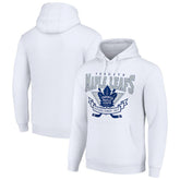 Toronto Maple Leafs Starter Team Logo Graphic Fleece Tri-Blend Pullover Hoodie - NHL Hoodies