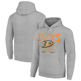 Anaheim Ducks Starter Team Logo Graphic Fleece Tri-Blend Pullover Hoodie - NHL Hoodies