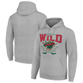 Minnesota Wild Starter Team Logo Graphic Fleece Tri-Blend Pullover Hoodie - NHL Hoodies