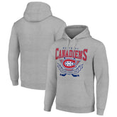 Montreal Canadiens Starter Team Logo Graphic Fleece Tri-Blend Pullover Hoodie - NHL Hoodies