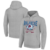 Colorado Avalanche Starter Team Logo Graphic Fleece Tri-Blend Pullover Hoodie - NHL Hoodies
