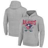 Columbus Blue Jackets Starter Team Logo Graphic Fleece Tri-Blend Pullover Hoodie - NHL Hoodies