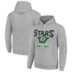 Dallas Stars Starter Team Logo Graphic Fleece Tri-Blend Pullover Hoodie - NHL Hoodies
