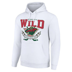 Minnesota Wild Starter Team Logo Graphic Fleece Tri-Blend Pullover Hoodie - NHL Hoodies