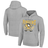 Pittsburgh Penguins Starter Team Logo Graphic Fleece Tri-Blend Pullover Hoodie - NHL Hoodies
