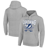 Tampa Bay Lightning Starter Team Logo Graphic Fleece Tri-Blend Pullover Hoodie - NHL Hoodies