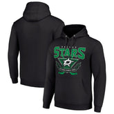 Dallas Stars Starter Team Logo Graphic Fleece Tri-Blend Pullover Hoodie - NHL Hoodies