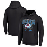 Colorado Avalanche Starter Team Logo Graphic Fleece Tri-Blend Pullover Hoodie - NHL Hoodies