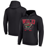 Minnesota Wild Starter Team Logo Graphic Fleece Tri-Blend Pullover Hoodie - NHL Hoodies