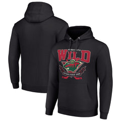 Minnesota Wild Starter Team Logo Graphic Fleece Tri-Blend Pullover Hoodie - NHL Hoodies