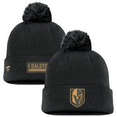 Vegas Golden Knights Fanatics Military Appreciation Cuffed Knit Hat with Pom - NHL Hats