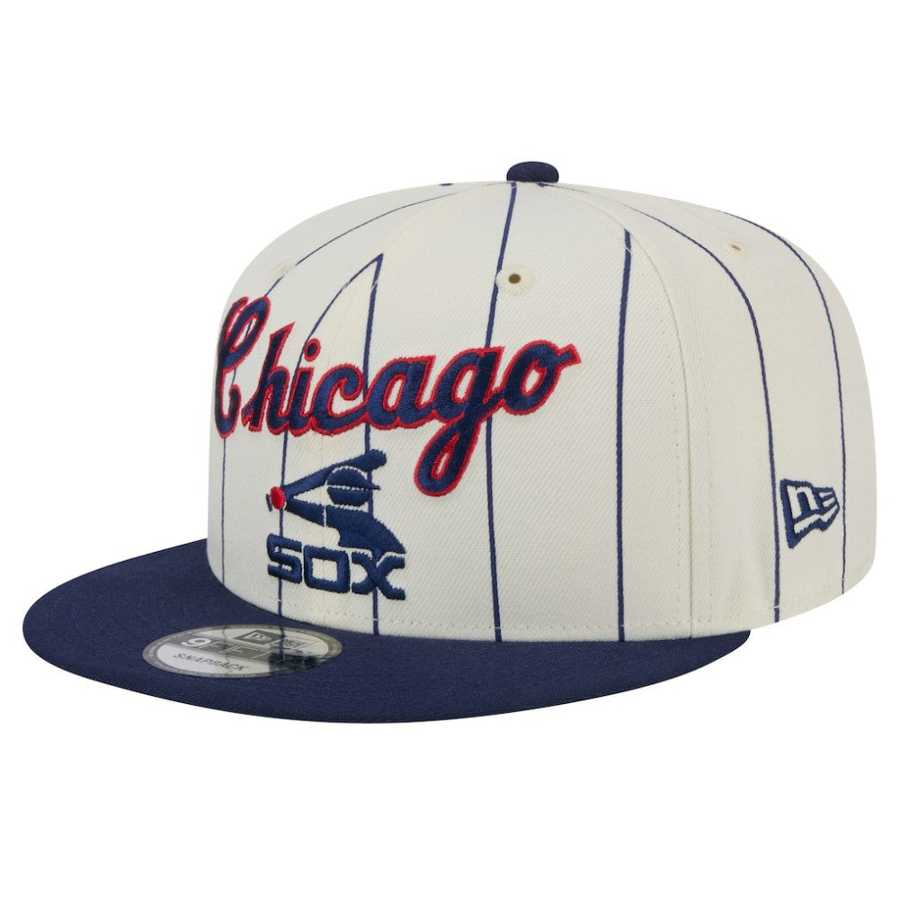 Chicago White Sox New Era Jersey Pinstripe 9FIFTY Snapback Hat - MLB Jerseys