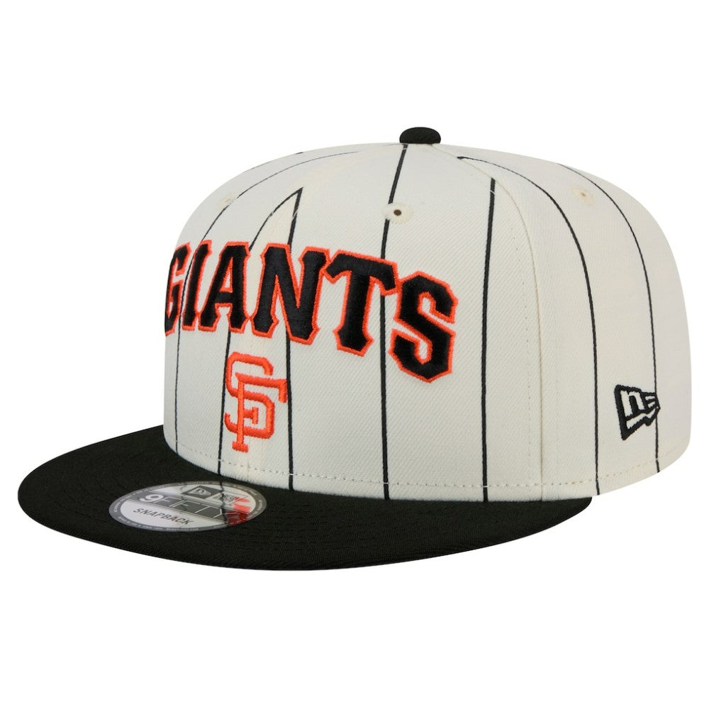 San Francisco Giants New Era Jersey Pinstripe 9FIFTY Snapback Hat - MLB Jerseys
