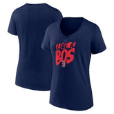 Boston Red Sox Women's Like a BOS V-Neck T-Shirt - MLB T-shirts