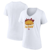 Cincinnati Reds Women's Chili V-Neck T-Shirt - MLB T-shirts