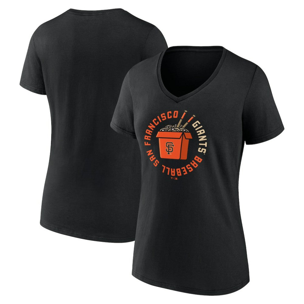 San Francisco Giants Women's Noodles V-Neck T-Shirt - MLB T-shirts