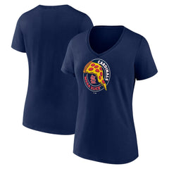 St. Louis Cardinals Women's Mega Slice V-Neck T-Shirt - MLB T-shirts