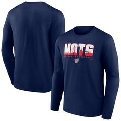 Washington Nationals Defend the District Long Sleeve T-Shirt - MLB T-shirts
