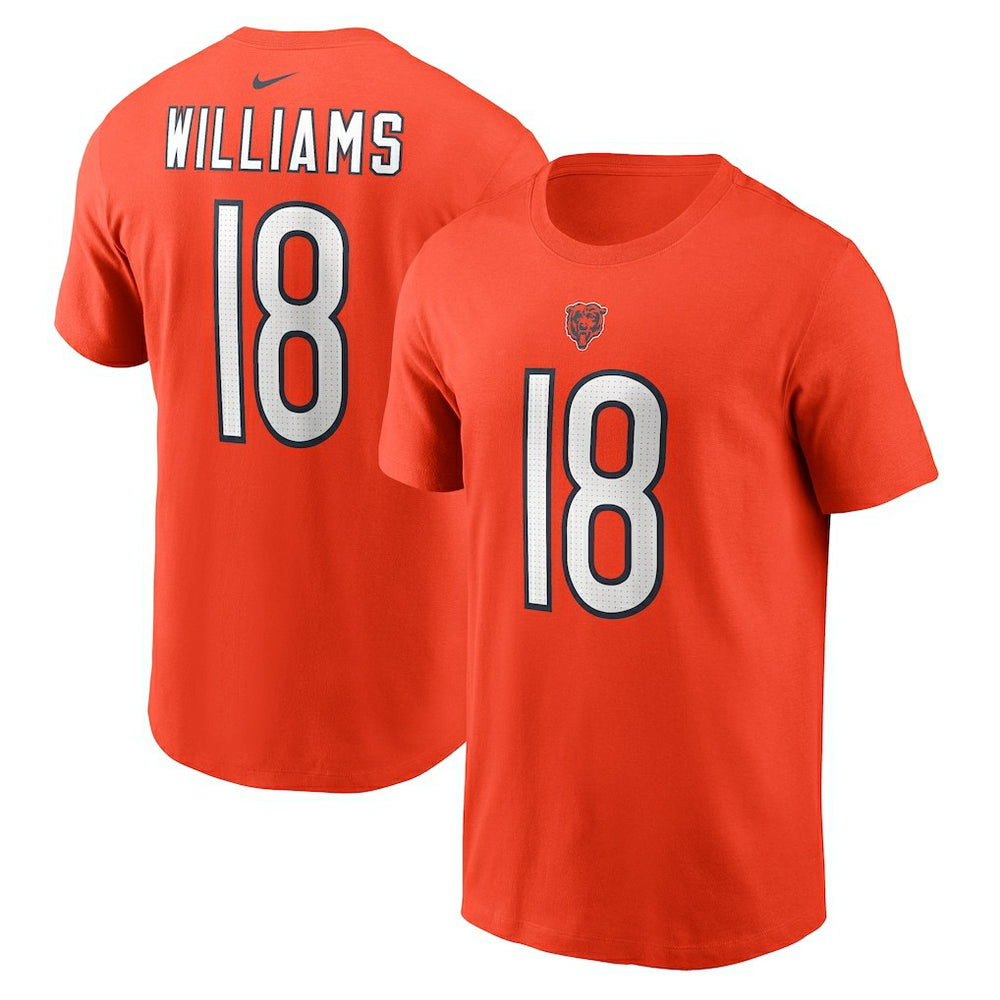 Chicago Bears Caleb Williams Name & Number T-Shirt | NFL Outlet