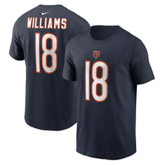 Chicago Bears Caleb Williams Youth Fuse Name & Number T-Shirt | NFL Discount