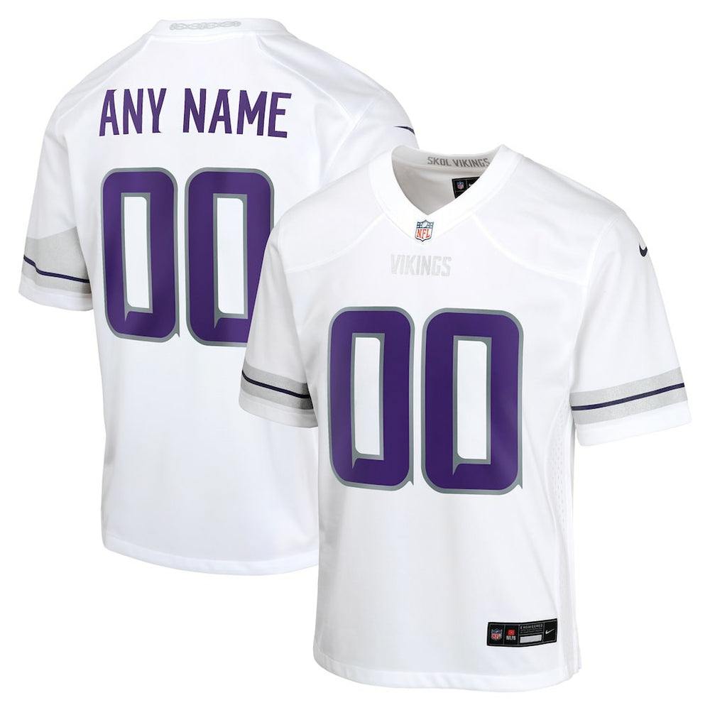 Minnesota Vikings Youth Alternate Custom Game Jersey | NFL US