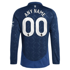 Manchester United 2024/25 Away Replica Long Sleeve Custom Jersey