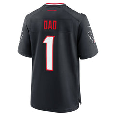 Houston Texans #1 Dad Game Jersey | NFL On sale