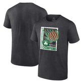 Heather Charcoal Boston Celtics 2024 Eastern Conference Champions Full Court Trap T-Shirt | NBA