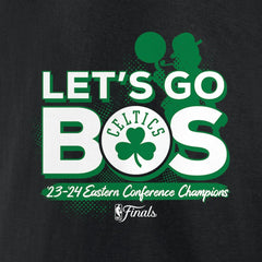 Black Boston Celtics 2024 Eastern Conference Champions Layup Drill T-Shirt | NBA