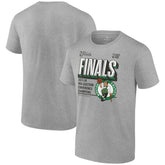 Steel Boston Celtics 2024 Eastern Conference Champions Locker Room Post Up Move T-Shirt | NBA